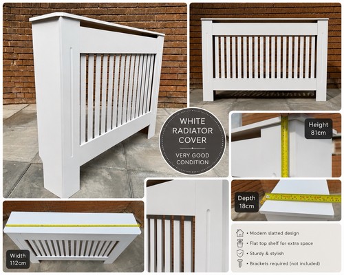 White radiator cover - radiator, cabinet