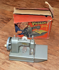 Vulcan Vintage Childs Sewing Machine Made In England Working Toy Retro RARE