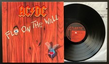 AC/DC – FLY ON THE WALL – 1985 GERMAN ATLANTIC LP 781263-1 VG+/VG+ INNER