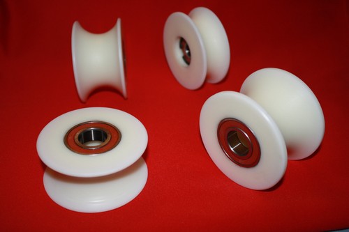 80mm nylon pulley wheel with - nylon,