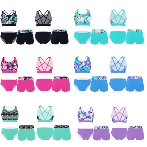 Girls 3pcs tankini swimsuit - 3pcs,
