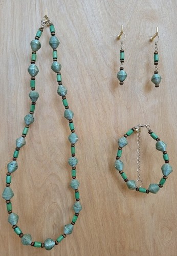 Paper bead piece set - bead, 3
