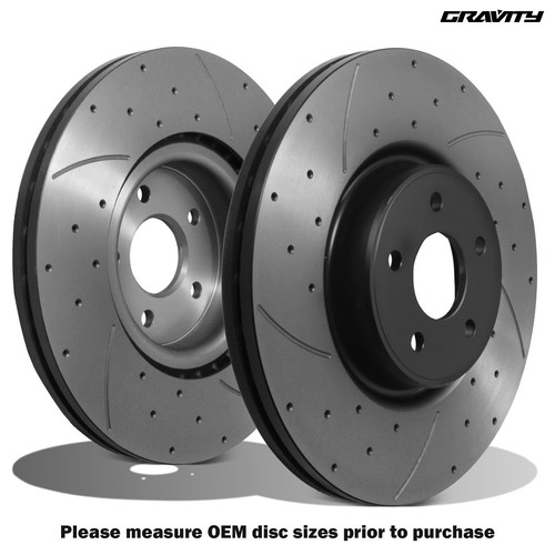 Front grooved drilled 336mm - grooved,