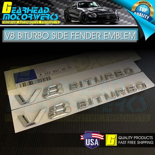 Biturbo emblem side - biturbo, fender