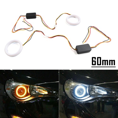 White amber switchback led - white,