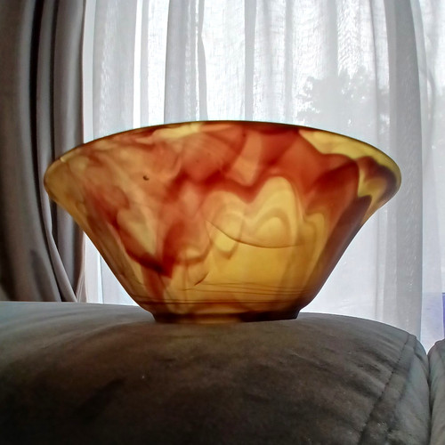 Art deco davidson amber - art,