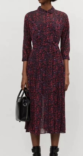 Allsaints eley plume dress - eley,