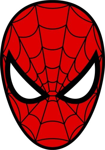 Colourful spiderman mask kids - colourful,