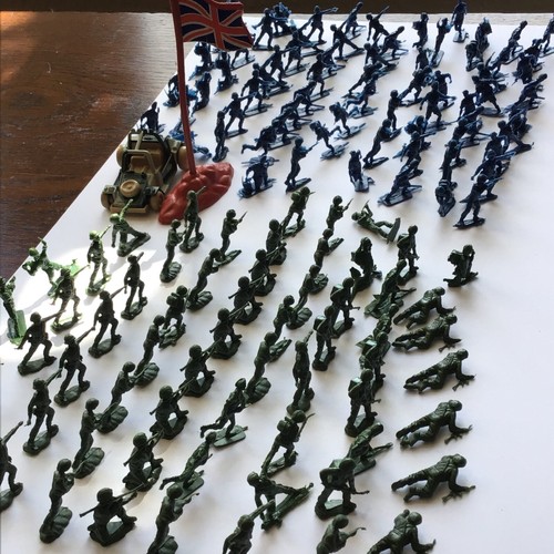 Two miniature armies - two, plastic