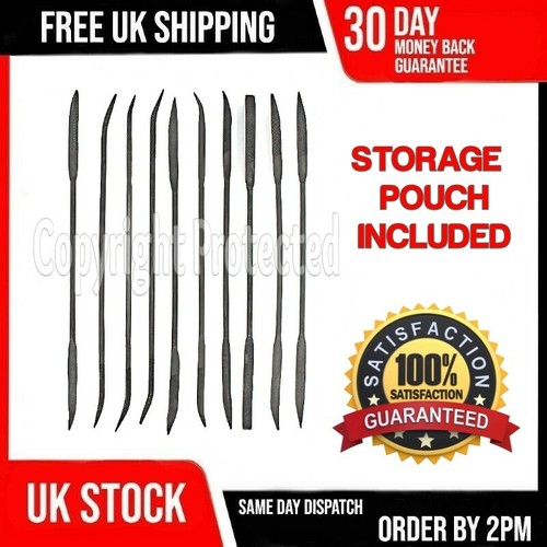 10pc riffler set curved double - 10pc,