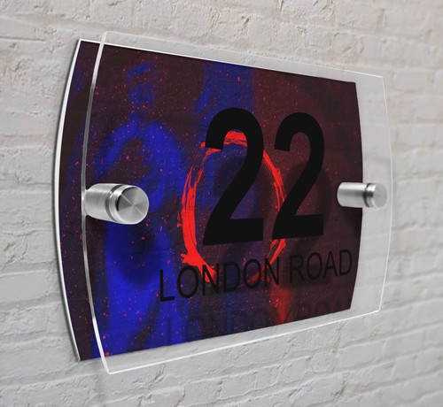 Personalised house gate sign - gate,