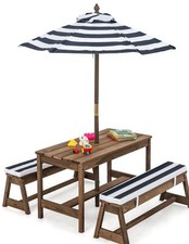 Kids Wooden Picnic Table Set