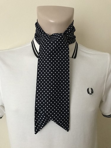 Black neck tie scarf - black,