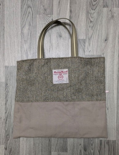 Harris tweed 100 wool brown - tweed,