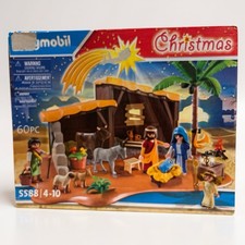 Playmobil - Christmas Nativity Stable with Manger set (Product 5588) - Unused