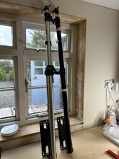 Manfrotto 098S Wall Mounted Boom Arm for Cameras LED Lights Mic Silver 120-210cm