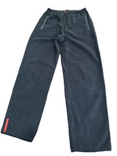 Prada Milano Women's Black Fleece Pants Tracksuit Small Zip Pockets S