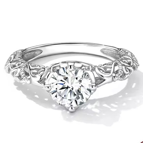 Cubic zirconia ring - cubic,
