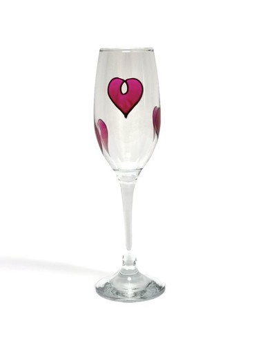 Personalised heart champagne - personalised,