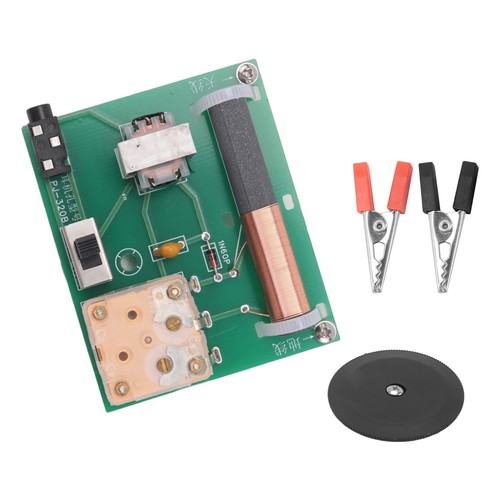 Crystal radio has an - has,