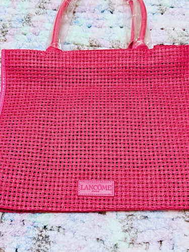 Lancôme pink tote bag - tote, logo