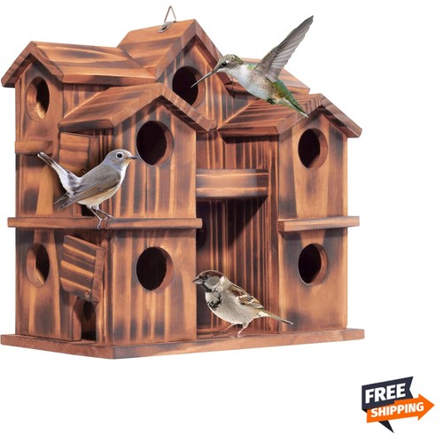 Wooden bird house rustic - bird, pine