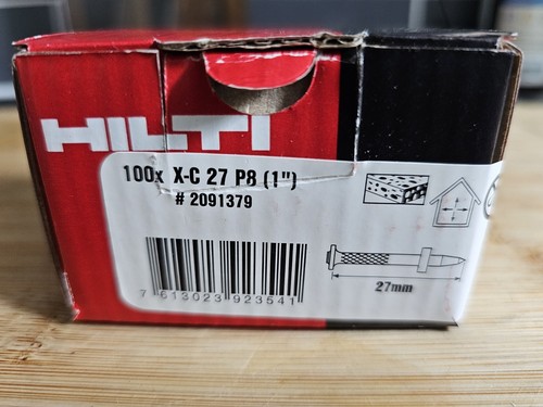 Hilti concrete nails 27 - x-c,