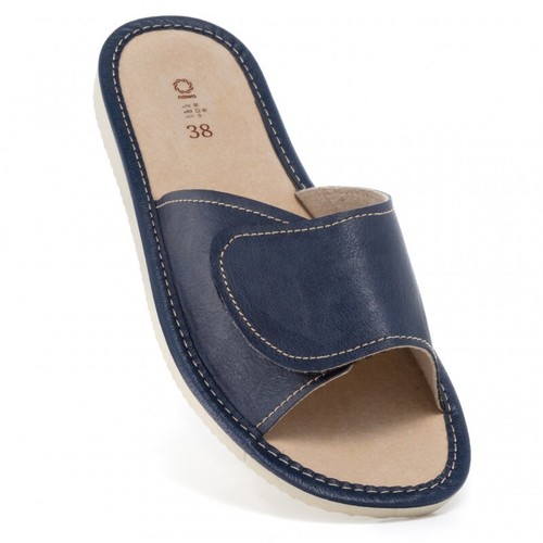 Women leather slippers slip - women's,