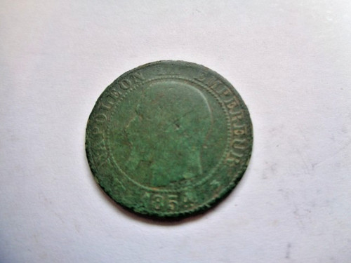 Bronze coin france napoleon - bronze,