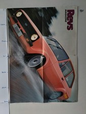REVS Magazine POSTER Golf Mk1 Ford Escort LARGE RARE (1110)