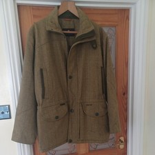 LAKSEN (M) Men’s Hunting GORE-TEX Tweed Shooting Field Coat Jacket Wool