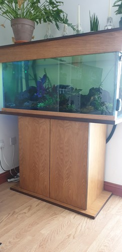 Fish tank wood stand 280ltr - &,
