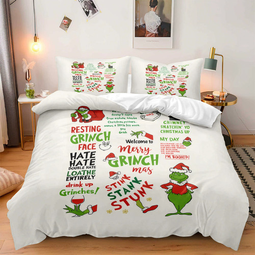 The grinch duvet cover - grinch,