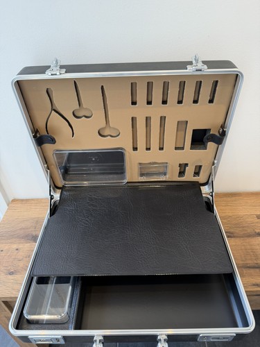 Custom black hard briefcase - custom,