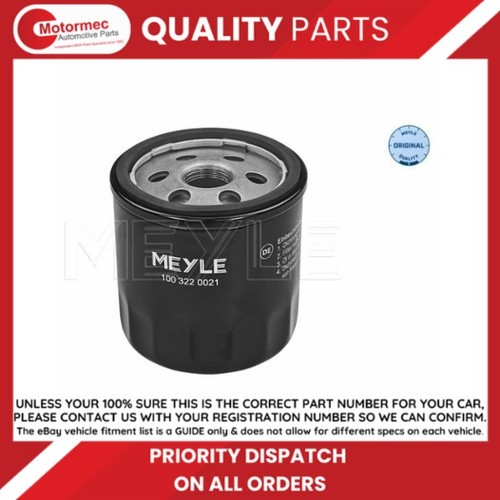 Meyle oil filter fits - oil, vw