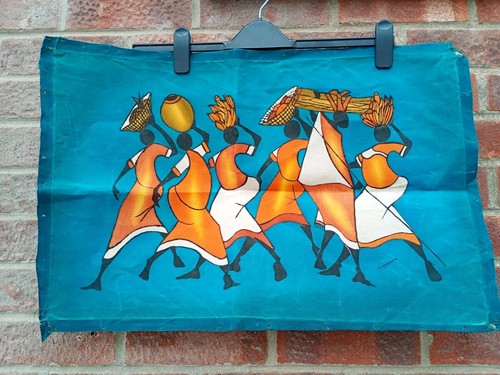 Vintage african batik fabric - vintage,