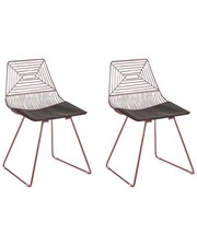 Beliani Set of 2 Metal Accent