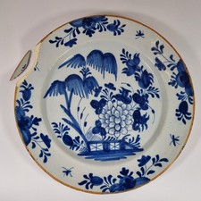 Antique 18thC Delft Blue And