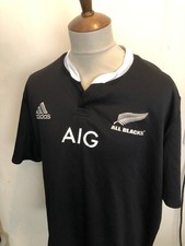 NEW ZEALAND ALL BLACKS RUGBY UNION SHIRT SIZE 3XL 54-56" CHEST