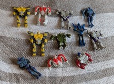 Transformers Prime Kinder Egg Toys Figures x8 Lot Bundle + Parts