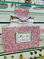 Silver Glitter Perfume Bottle