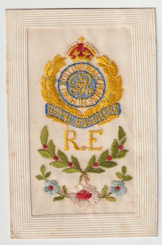 World war silk postcard - war,