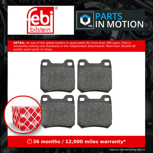 Brake pads set fits - set,