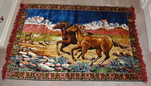 Large vintage 1970s tapestry - vintage,