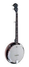 Stagg 5 String Banjo-24 Hooks-Wood Pot