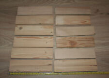 Mix Wood 12 Blanks Offcuts Sign Plaque Art Craft Paint Pyrography Carve Whittle