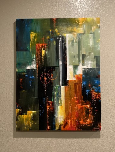 Modern big original - big, geometric