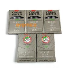 50 ORGAN DCX27 B27 B-27 Needles for Industrial Serger Overlock Machine Juki Pega