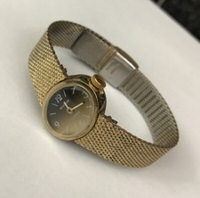 Vintage Ladies Gold Tone Oval