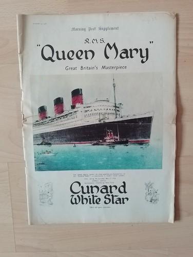 Cunard white star queen - queen, mary